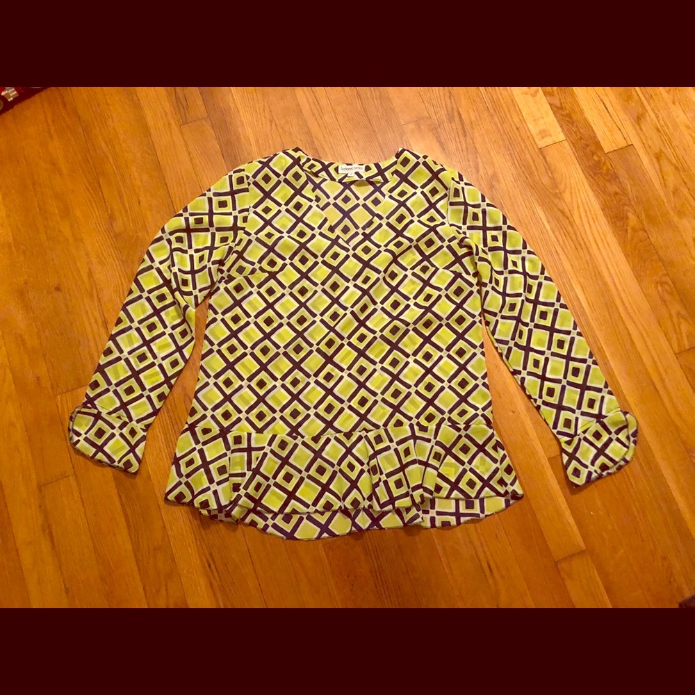 Buckhead Betties Times Square Lime Coleson Shirt